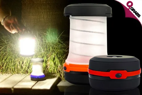 From QR35, Shine Bright with a Multi-Functional Pop-Up Flashlight Lantern! (Up to QR130 Value)